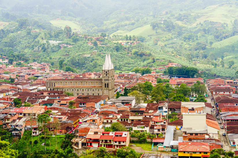 Jardín, pueblo de Antioquia. 