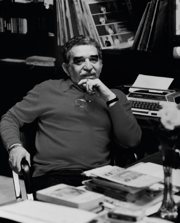 Gabriel García Márquez dans son bureau personnel