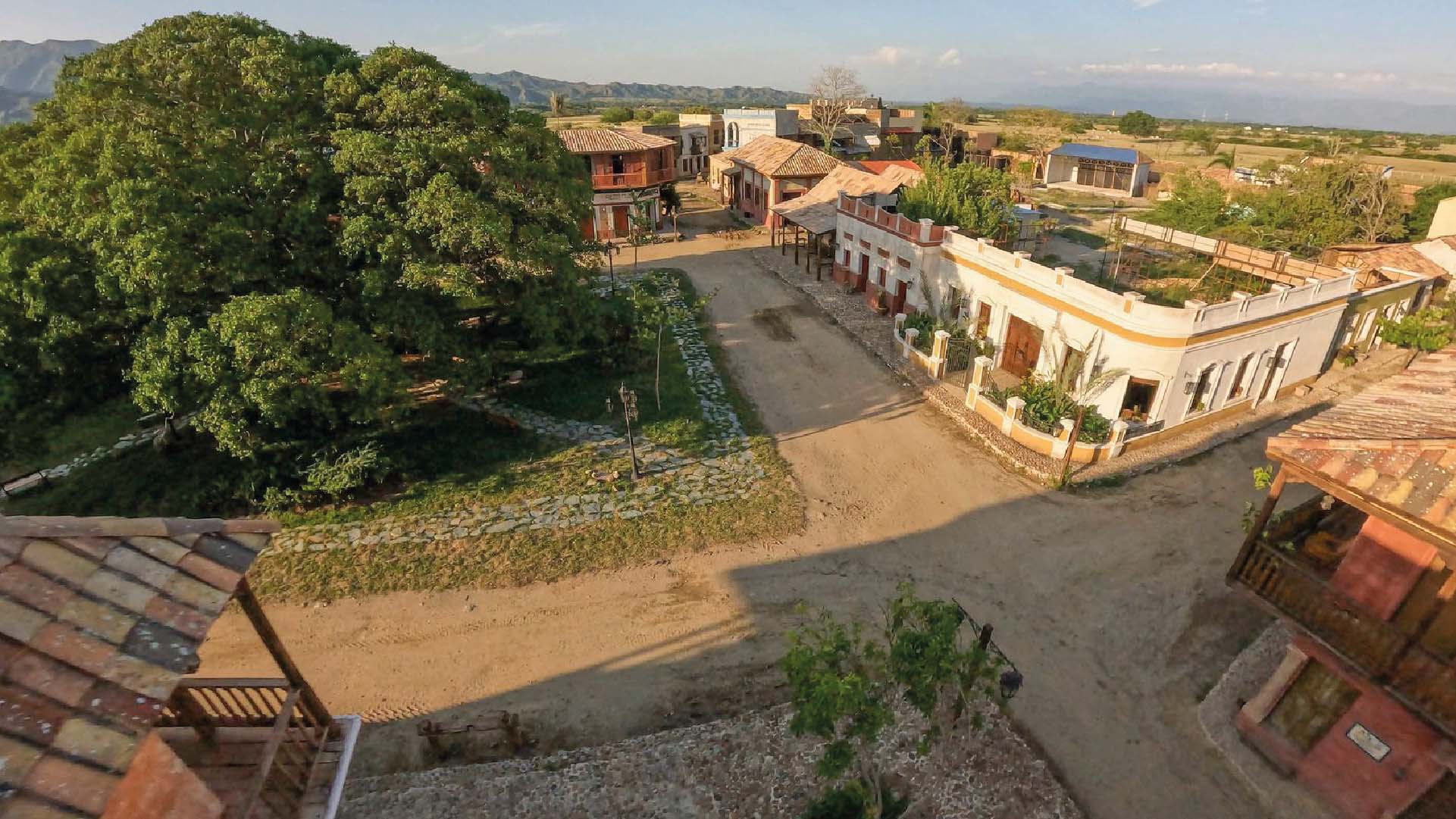 Rues de Barichara, un village colonial.
