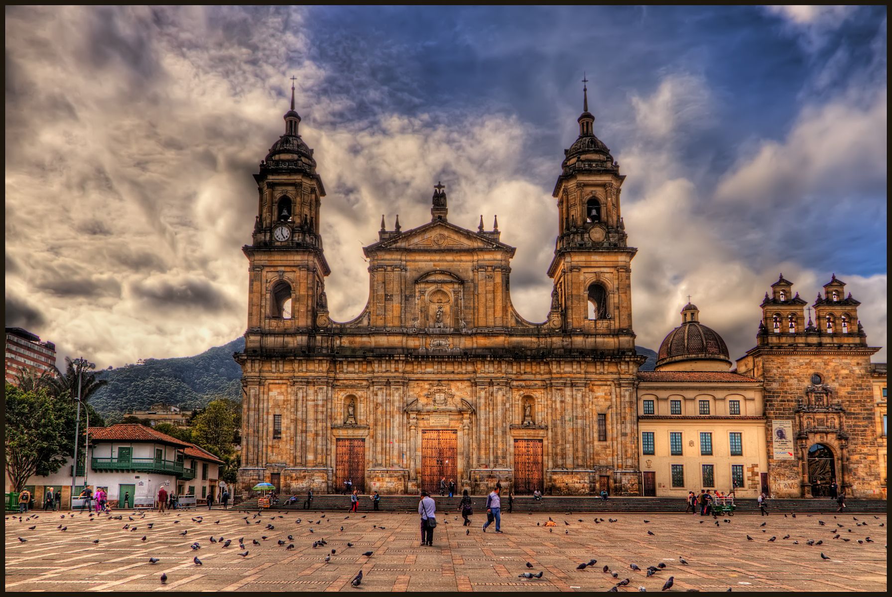 Vista de la plaza de BolÃ­var