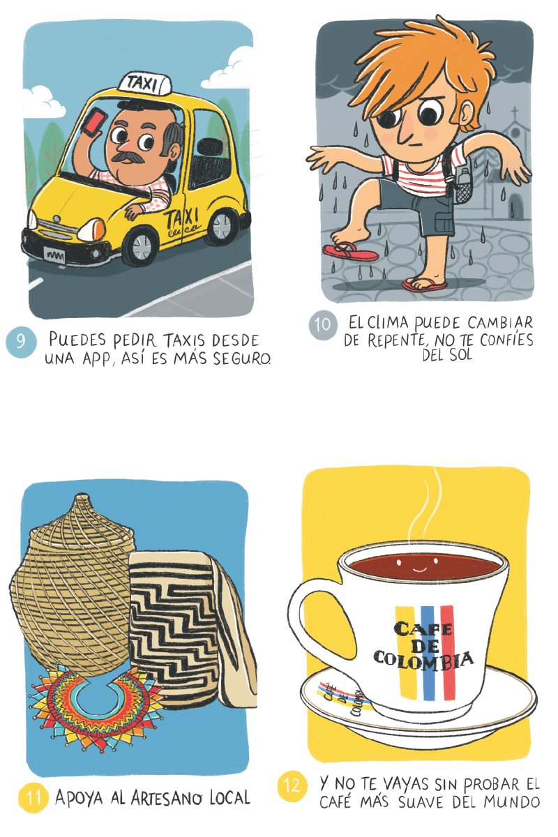 Consejos prácticos para recorrer Colombia.