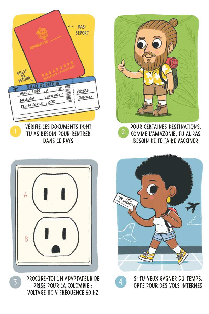 Consejos prácticos para recorrer Colombia.