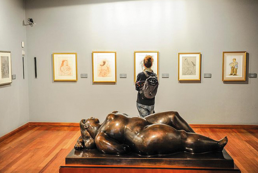 Exposición permanente en el Museo Botero, Bogotá. 
