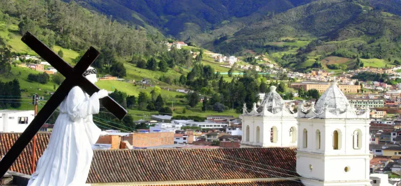 Vista de la Ermita del Señor del Humilladero, con su arquitectura colonial religiosa.