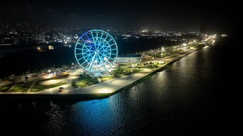 Malecón del río en barranquilla