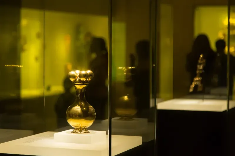 Poporo Quimbaya en el Museo del Oro de Bogotá