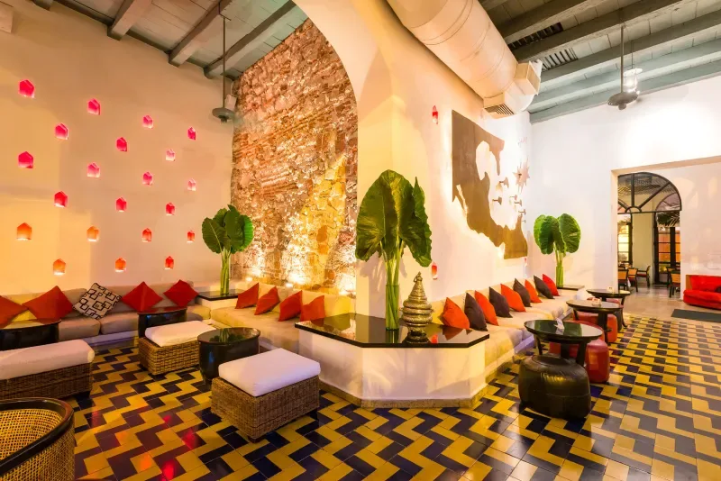 Un Restaurante en Cartagena de Indias, hace parte de la actividad de compras en Cartagena