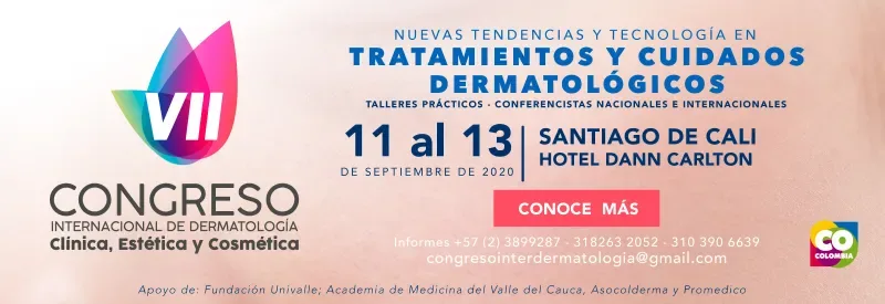 7 Congreso Internacional de Dermatologia Cali, Colombia 2020 