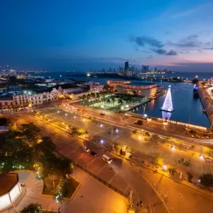 View of the Julio César Turbay Ayala Convention Center, Cartagena de Indias, Colombia