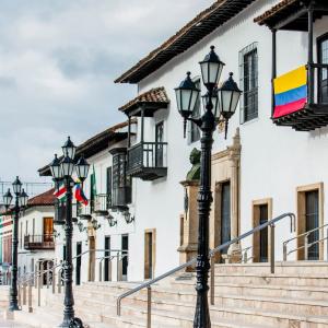 Tunja, capital de boyacá, plaza de bolivar, casa del fundador