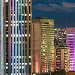 Foto Panorámica de edificios en Bogotá
