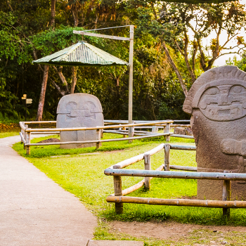 Statues that you can discover at San Agustin's national park
