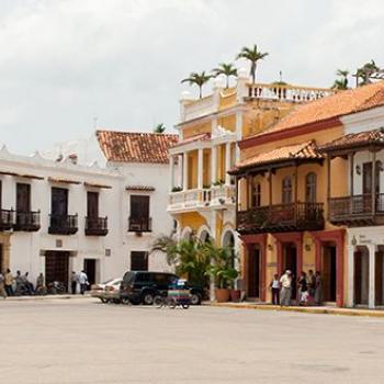  Pedro Heredia's Mansion, the city's founder, in the Customs House Square in Cartagena