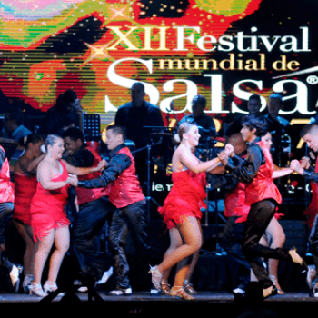 École de danse lors du Festival Mondial de Salsa à Cali 