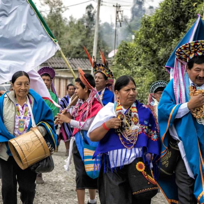 Foto por canal trece Goza de los Carnavales Indígenas en el valle de Sibundoy