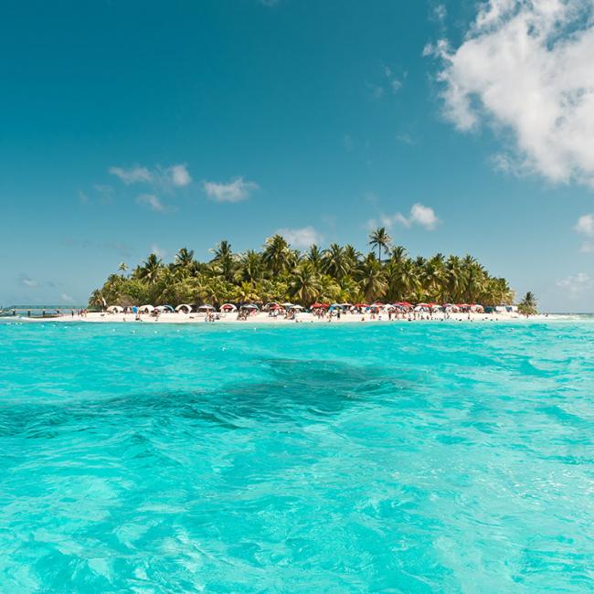 Full overview of Johnny Cay, San Andrés Island (Colombia). This is part of the Blue Flags’ Project.