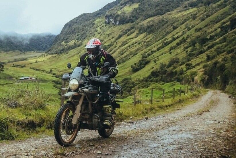 Viaje en moto en Colombia